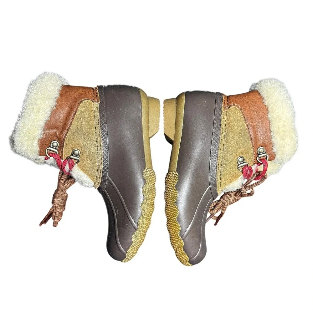 Sperry Top Sider Alpine Saltwater Size 10 Kids Cozy Lined Duck Boots New w/o Tag